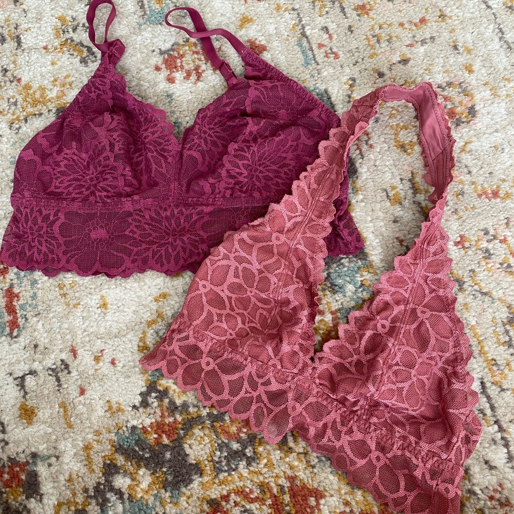 Victorias Secret Pink Bralettes